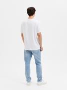 SELECTED HOMME Bluser & t-shirts 'ASPEN'  navy / hvid