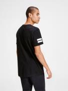 JACK & JONES Bluser & t-shirts 'Boro'  sort / hvid