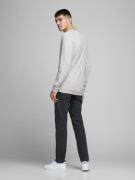 JACK & JONES Pullover 'Hill'  grå-meleret