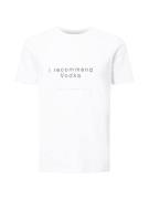 EINSTEIN & NEWTON Bluser & t-shirts 'Recommendation'  mørkegrå / hvid