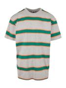 Urban Classics Bluser & t-shirts  grå-meleret / græsgrøn / mørkeorange