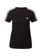 ADIDAS SPORTSWEAR Funktionsbluse 'Essentials'  sort / hvid