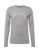 TOMMY HILFIGER Bluser & t-shirts  grå-meleret / rød / hvid