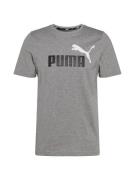 PUMA Funktionsskjorte 'Essentials'  grå-meleret / sort / hvid