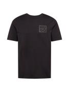 HUGO Bluser & t-shirts 'Detzington'  mørkegrå / sort
