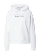 Calvin Klein Sweatshirt 'HERO'  sort / hvid