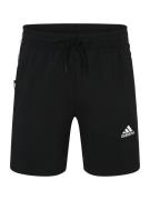 ADIDAS SPORTSWEAR Sportsbukser 'Essentials Chelsea'  sort / hvid