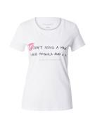 EINSTEIN & NEWTON Shirts 'Tan Tequila'  lys pink / sort / hvid