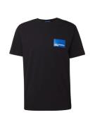 KARL LAGERFELD JEANS Bluser & t-shirts  himmelblå / sort / hvid