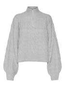 VERO MODA Pullover 'Philine'  grå