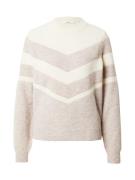 ABOUT YOU Pullover 'Lia'  creme / lysebrun