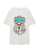 Pull&Bear Bluser & t-shirts  jade / orange / sort / hvid