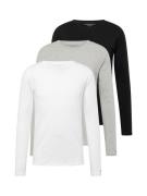 Tommy Hilfiger Underwear Bluser & t-shirts  grå-meleret / sort / hvid