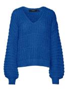 VERO MODA Pullover 'SMILLA'  blå