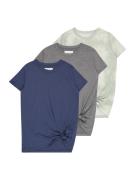 Abercrombie & Fitch Bluser & t-shirts  marin / grå-meleret / pastelgrø...