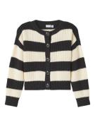 NAME IT Cardigan 'Veronja'  ecru / sort