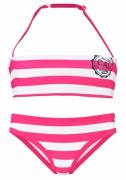 BENCH Bikini  pink / sort / hvid