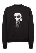 Karl Lagerfeld Sweatshirt 'Ikonik'  sort / hvid