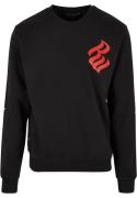 ROCAWEAR Sweatshirt  rød / sort / hvid