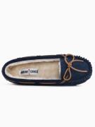 Minnetonka Hjemmesko 'Cally'  navy / brun