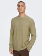 Only & Sons Pullover 'Tuck'  beige