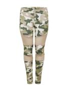 Urban Classics Leggings  khaki / mørkegrøn / gammelrosa / hvid