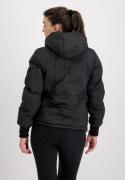 ALPHA INDUSTRIES Vinterjakke 'Flight Jacket Hooded Logo Puffer Wmn'  r...