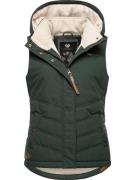 Ragwear Vest 'Hesty'  creme / mørkegrøn