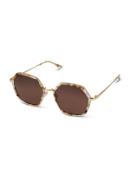 Kapten & Son Solbriller 'Amsterdam Edge Toffee Tortoise Brown'  brun /...