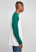 Urban Classics Bluser & t-shirts  smaragd / hvid