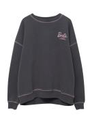 Pull&Bear Sweatshirt  antracit / lyserød