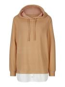 heine Sweatshirt  beige / hvid