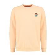 Shiwi Sweatshirt 'No Bad Days'  lyseblå / orange / abrikos / sort