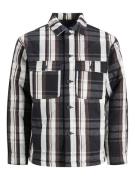 JACK & JONES Overgangsjakke 'BAXTER'  oliven / sort / hvid