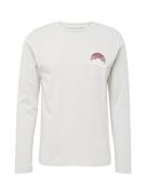 Key Largo Sweatshirt 'NEVADA ADVENTURE'  lysegrå / merlot / hvid