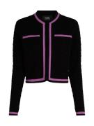 Karl Lagerfeld Cardigan  lilla / sort