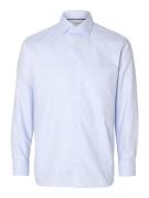 SELECTED HOMME Skjorte 'Duke'  pastelblå / hvid