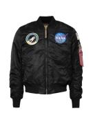 ALPHA INDUSTRIES Overgangsjakke 'Nasa'  sort