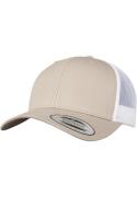 Flexfit Hætte 'Retro Trucker'  beige / hvid