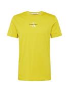 Calvin Klein Jeans Bluser & t-shirts  lemon / sort / hvid