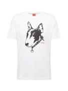 HUGO Bluser & t-shirts 'Dammock'  rød / sort / hvid