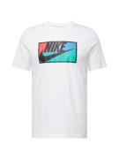 Nike Sportswear Bluser & t-shirts 'CLUB'  lyseblå / jade / sort / hvid