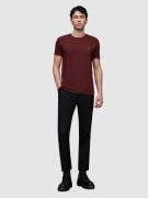 AllSaints Bluser & t-shirts 'Tonic'  grå / lysegrå / rød / sort