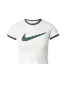 Nike Sportswear Shirts  græsgrøn / hvid