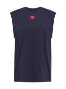 HUGO Bluser & t-shirts 'Dankto 241'  mørkeblå / lys rød