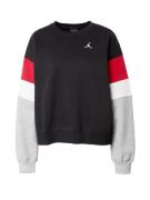 Jordan Sweatshirt  grå-meleret / rød / sort / hvid