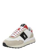 Polo Ralph Lauren Sneaker low 'TRAIN 89'  taupe / rød / sort / hvid