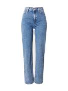 Tommy Jeans Jeans 'JULIE STRAIGHT'  blue denim / mørkeblå / rød / hvid