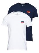 LEVI'S ® Bluser & t-shirts '2 Pack Crewneck Graphic'  navy / rød / hvi...