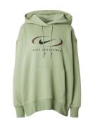 Nike Sportswear Sweatshirt 'Swoosh'  brun / lysegrøn / sort